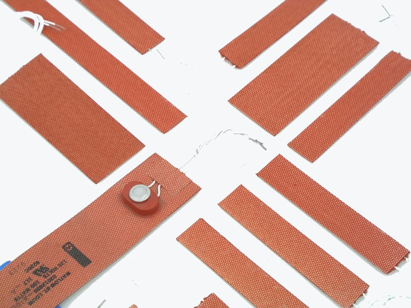 Silicone strip heaters