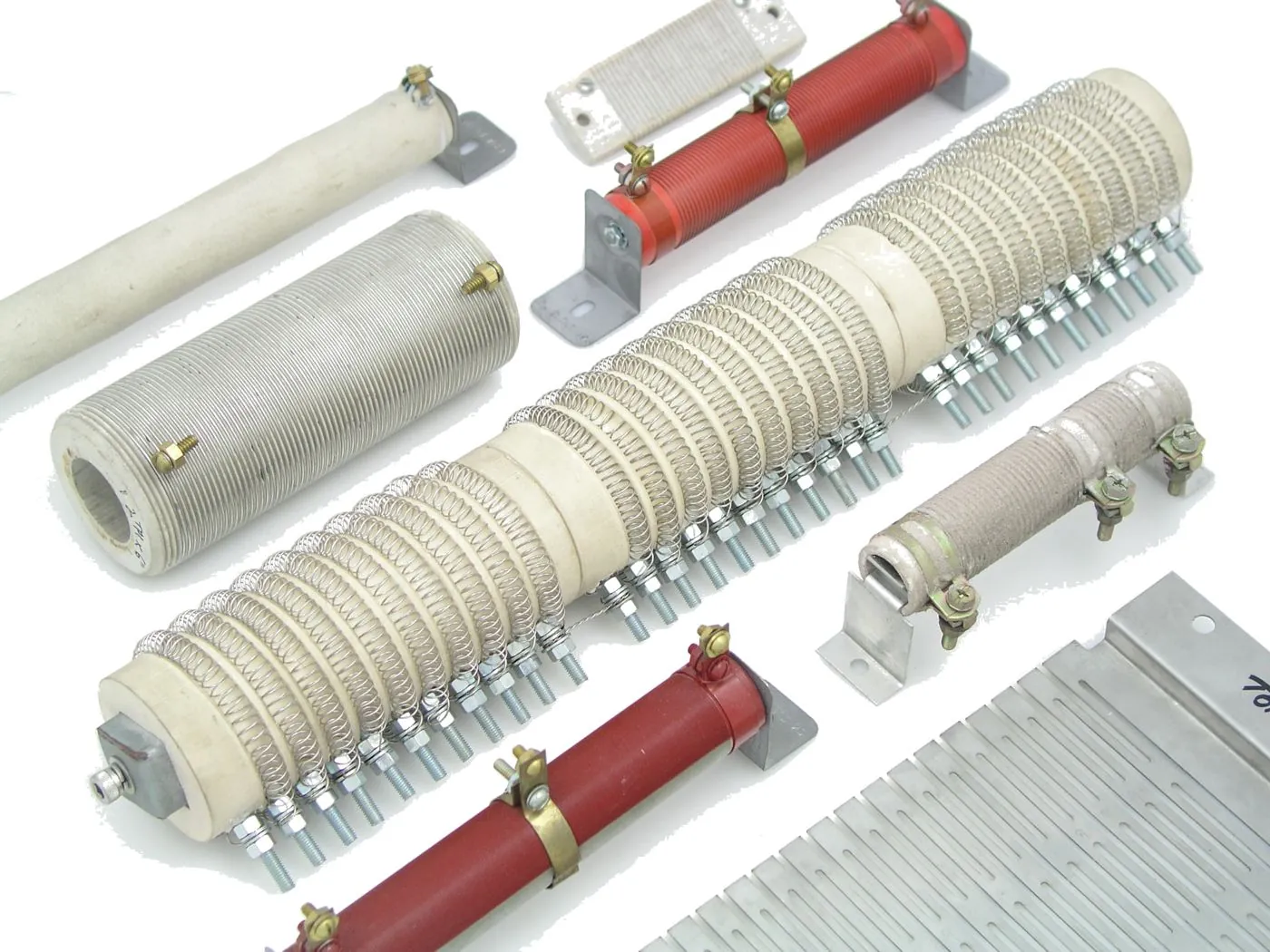 Assorted ceramic wire wound resistors
