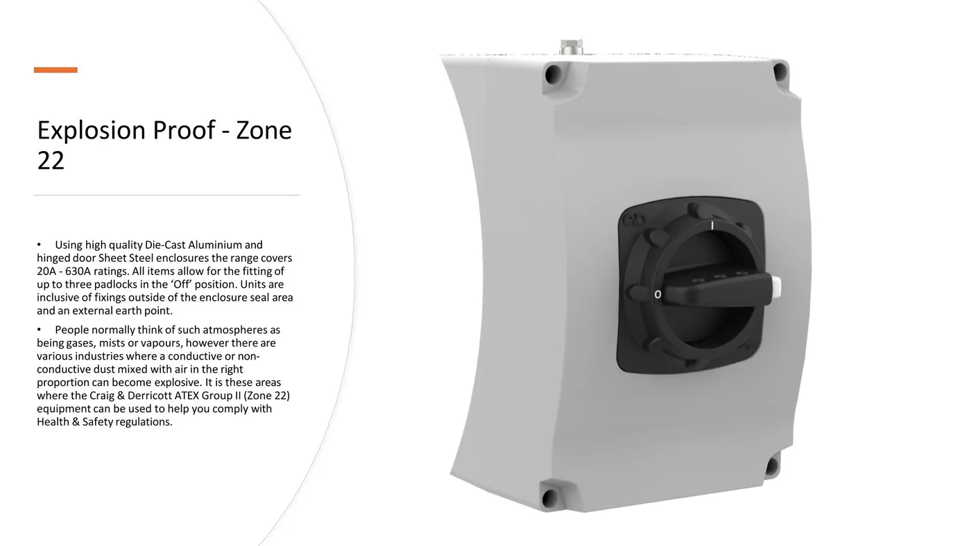 Explosion Proof - Zone 22