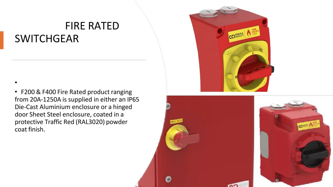 Fire Rated Switchgear