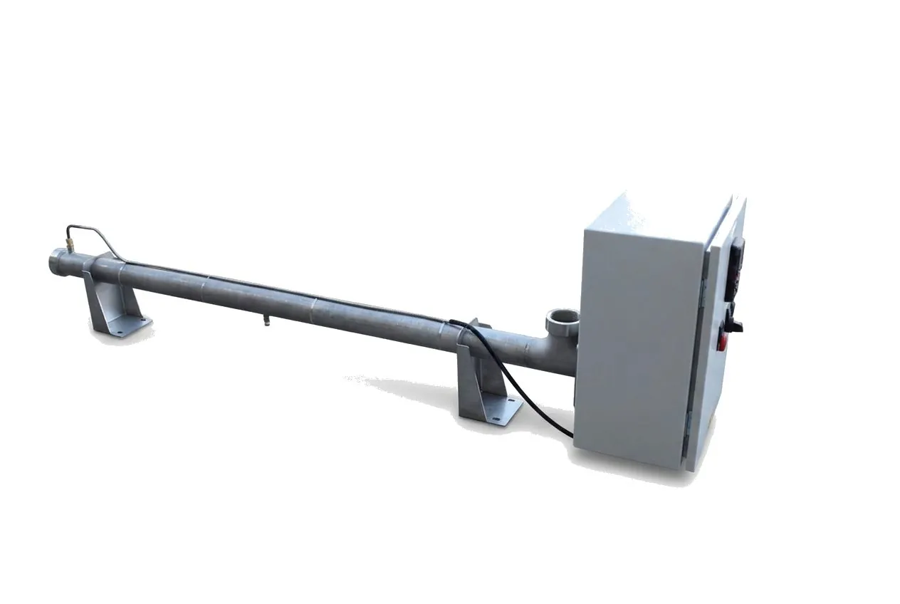 Inline circulation heater with control panel