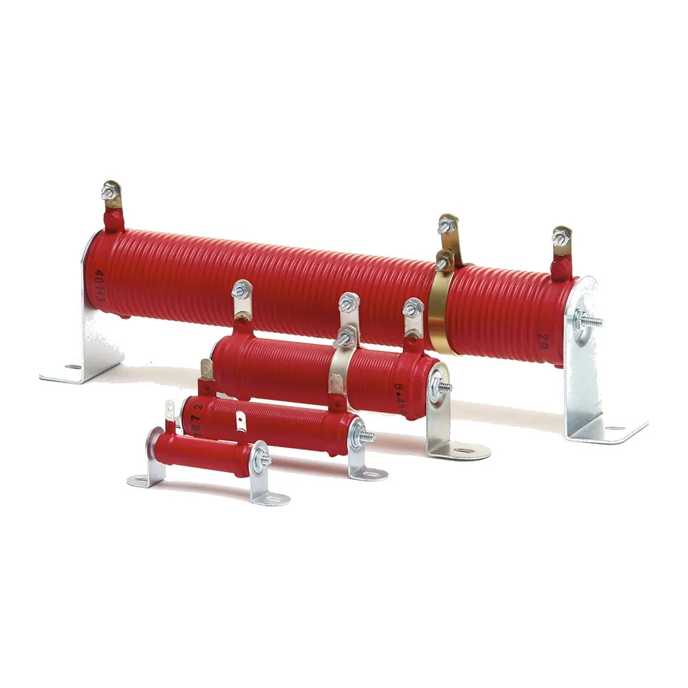 Red wire wound resistors